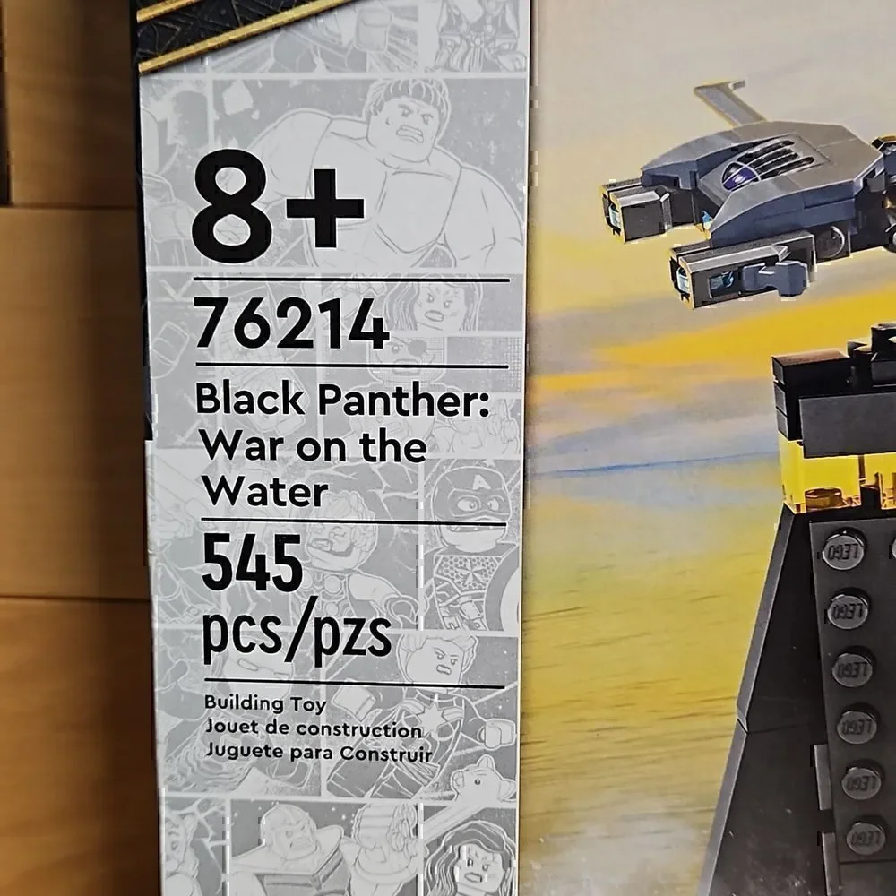 LEGO Marvel Black Panther Wakanda Forever War on the Water 76214 Building  Set
